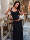 LAURO MAXI SKIRT BLACK Maxi Skirt 
