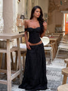 LAURO MAXI SKIRT BLACK Maxi Skirt 