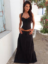 LAURO MAXI SKIRT BLACK Maxi Skirt 