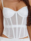 LAVANYA CORSET TOP WHITE Corset 