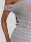 LEESA MINI DRESS SILVER Mini Dress 