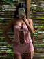 LEILA PLAYSUIT PINK Playsuit 