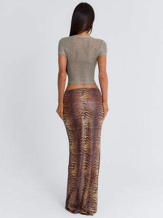 RESAN MAXI SKIRT TIGER Maxi Skirt 