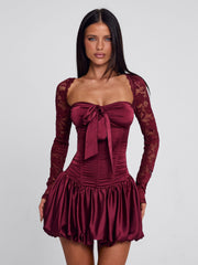 LEVIANA MINI DRESS RED