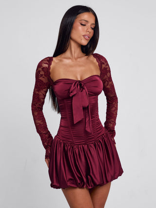 LEVIANA MINI DRESS RED Mini Dress 