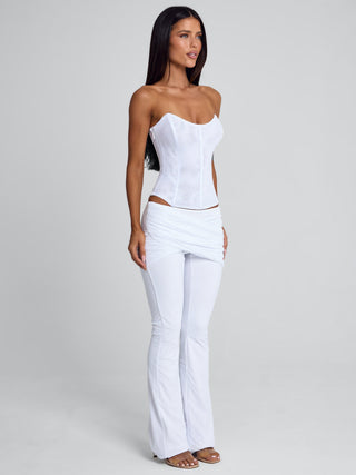 LEXARI CORSET TOP WHITE Corset 
