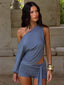 LILAH PLAYSUIT DUSTY BLUE Playsuit 