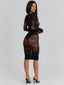 LINZI MIDI DRESS BLACK Midi Dress 