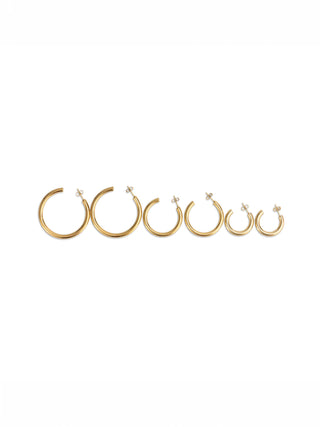 LIOR 3 PAIR EARRING SET GOLD Earrings 