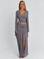 LIVVIE MAXI SKIRT GREY Maxi Skirt 