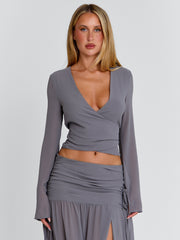 LIVVIE TOP GREY
