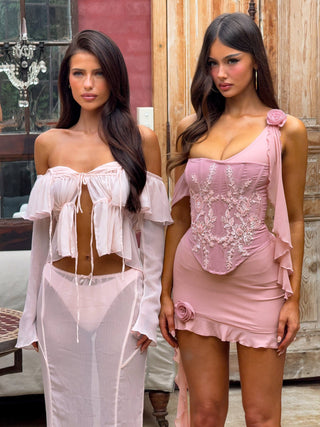 LORETO MINI DRESS PINK Mini Dress 