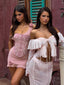 LORETO MINI DRESS PINK Mini Dress 