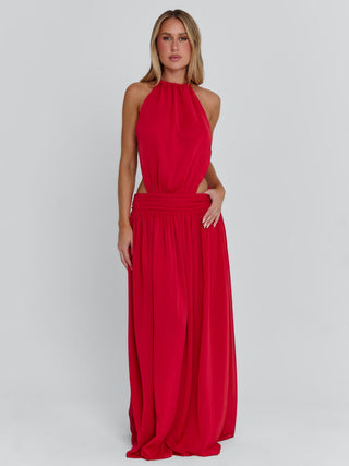 LORETTA MAXI DRESS RED Maxi Dress 