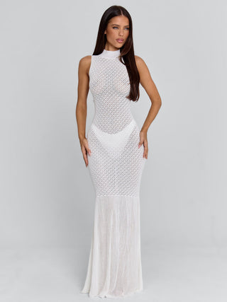 LORIEL MAXI DRESS WHITE Maxi Dress 