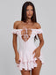 LORRAINE MINI DRESS PINK Mini Dress 