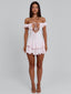 LORRAINE MINI DRESS PINK Mini Dress 