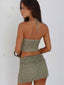 LOUISEEI MINI SKIRT KHAKI Mini Skirt 