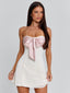 LOVETA MINI DRESS IVORY Mini Dress 