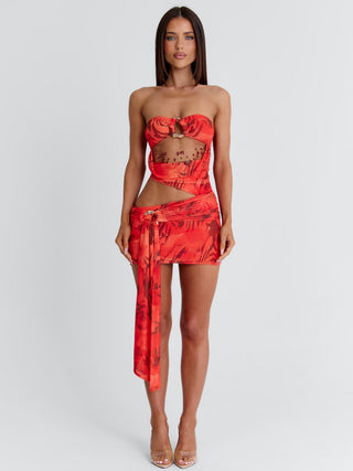 LOWEN MINI DRESS SCARLET MIRAGE Mini Dress 