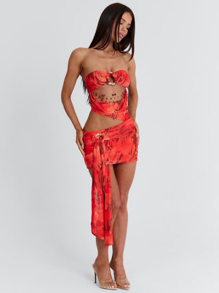LOWEN MINI DRESS SCARLET MIRAGE Mini Dress 