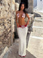LUCIAN TOP IVORY Crop Top 