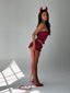 LUCINE CORSET TOP DEEP RED Corset 