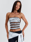 LULIAN TOP WHITE Crop Top 