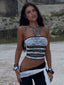 LULIAN TOP WHITE Crop Top 