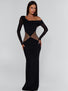 LUMINA MAXI DRESS BLACK Maxi Dress 