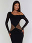 LUMINA MAXI DRESS BLACK Maxi Dress 