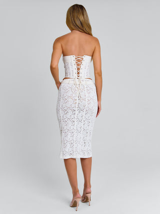 LUNALLA TOP IVORY Corset 