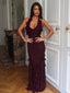 LUNA MAXI DRESS DARK MAUVE Maxi Dress 