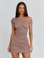 MADISON MINI DRESS TAN Mini Dress 