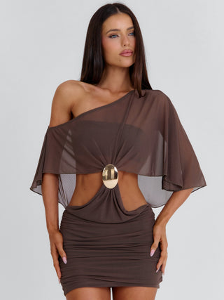 MADISYN MINI DRESS CHOCOLATE Mini Dress 