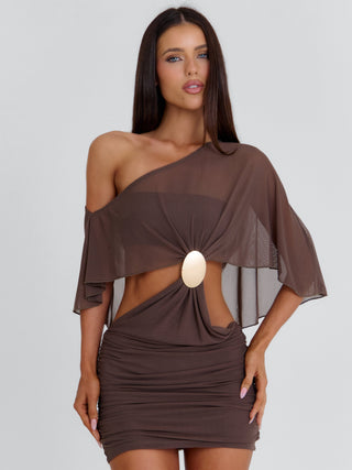 MADISYN MINI DRESS CHOCOLATE Mini Dress 