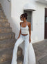 MAEVA TOP WHITE Crop Top 