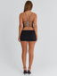 MAGNOLIA LONGLINE TOP BLACK Corset 