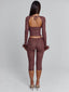 MAHRIA PANT BROWN POLKA DOT Pants 