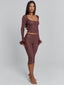 MAHRIA PANT BROWN POLKA DOT Pants 