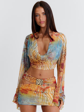 MAKENNA LONGLINE TOP LEILA Blouse 