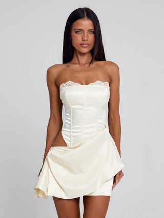 MALOLO MINI DRESS IVORY Mini Dress 