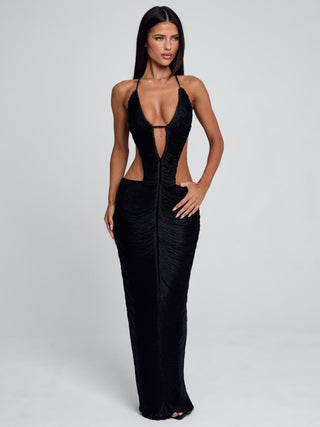 MAREN MAXI DRESS BLACK Maxi Dress 