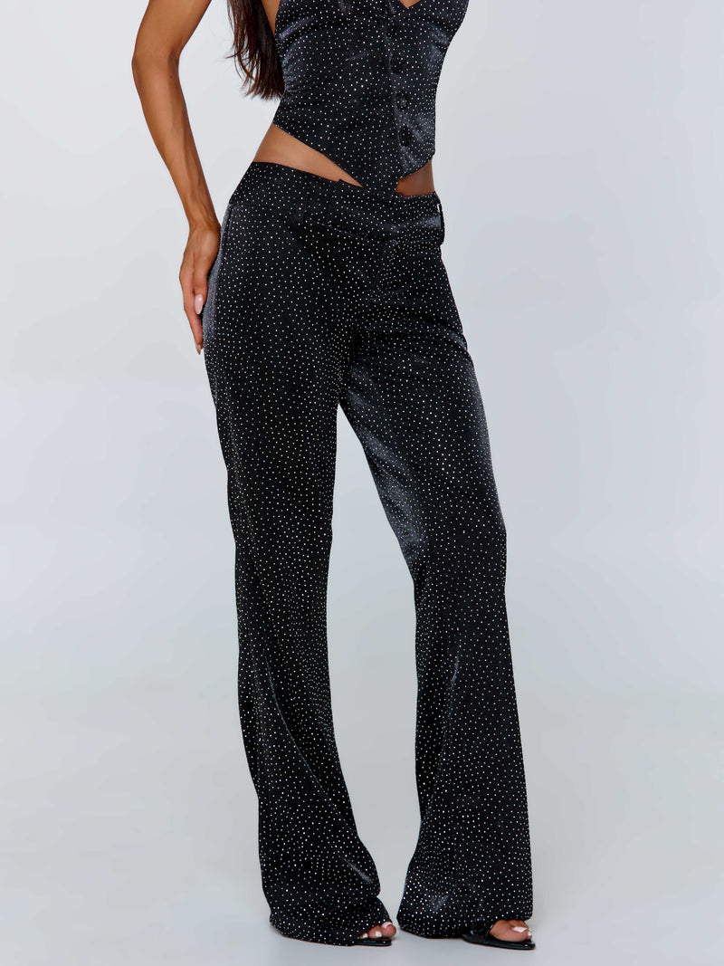 MARIAIS PANT BLACK SPARKLE Pants 