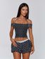 MARLOWE SHORTS BLACK POLKA DOT Shorts 