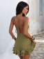 MARTINA MINI DRESS GREEN Mini Dress 