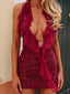 MAURA MINI DRESS DEEP RED Mini Dress 