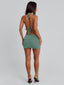 MEHER MINI DRESS TEAL Mini Dress 