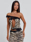 MELANIE MIDI DRESS ZEBRA Midi Dress 