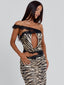 MELANIE MIDI DRESS ZEBRA Midi Dress 